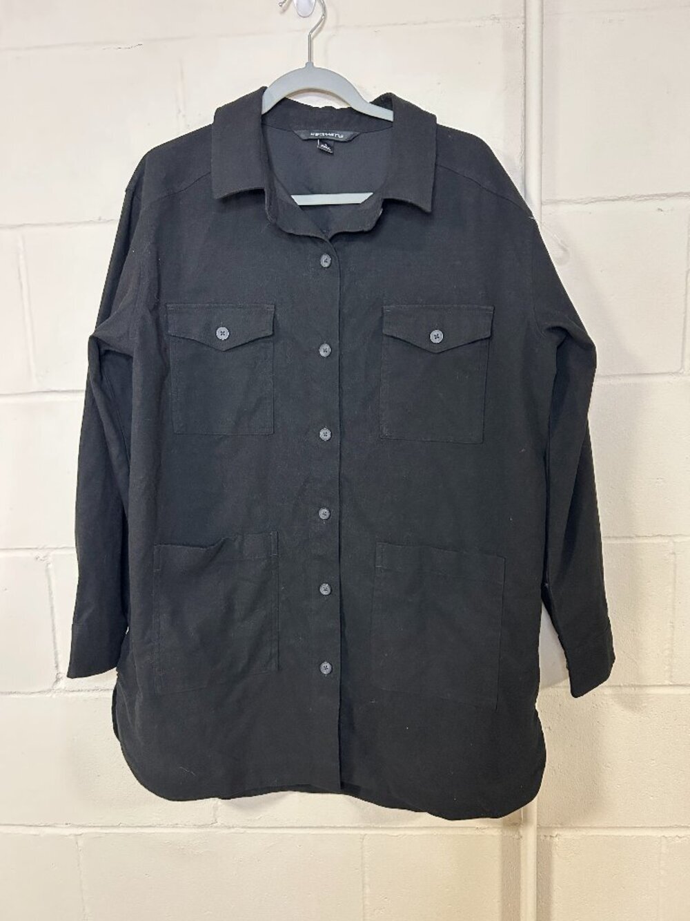 Mercer Mettle Shirt Jacket Womens Large Button Front Utility Gorpcore Granola